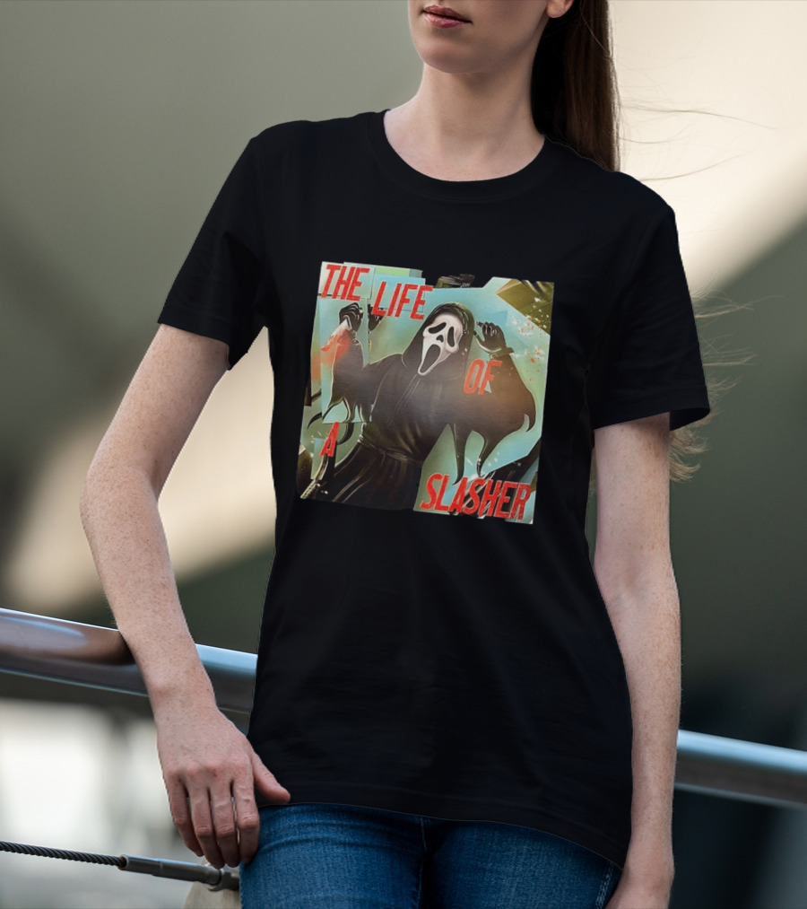 The Life Of A Slasher Ghostface Scream T-Shirt