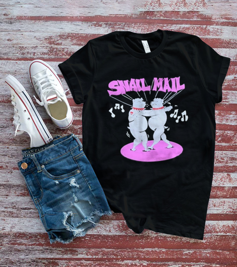 Snail Mail Bulldogs Dance Music Notes Duo T-Shirt