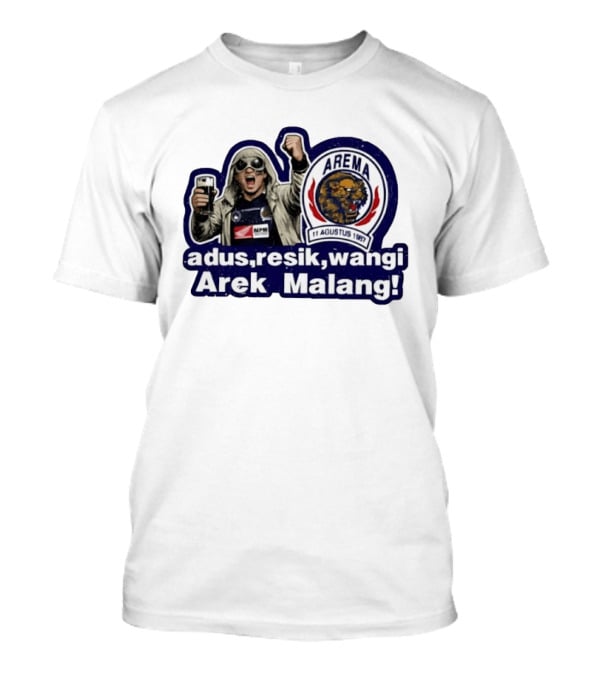 Arema August 11 1987 Adus Resik Wangi Arek Malang Football Fan Celebration T-Shirt