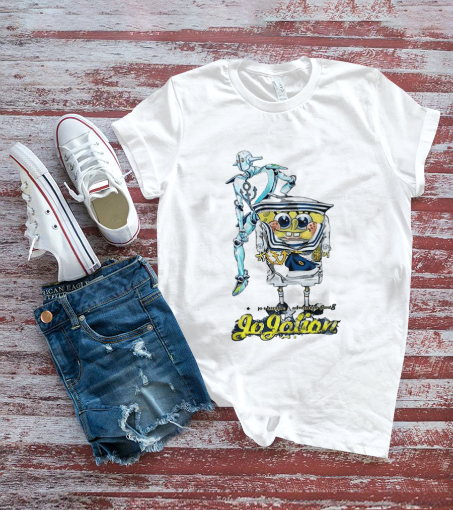 Jo Jolion JoJo's Bizarre Adventure Part 8 Spongebob T-Shirt