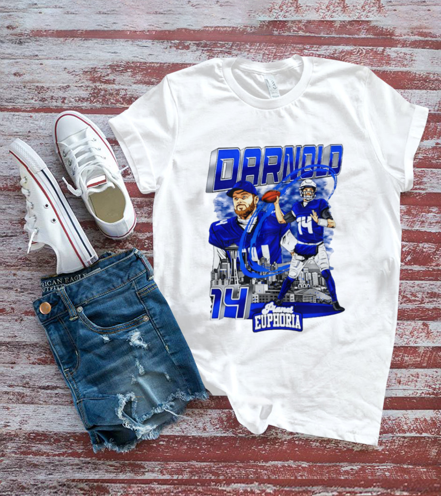 Darnold 14 Seattle Skyline Brand Euphoria T-Shirt