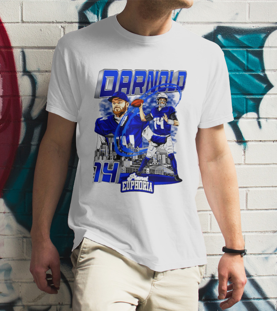 Darnold 14 Seattle Skyline Brand Euphoria T-Shirt