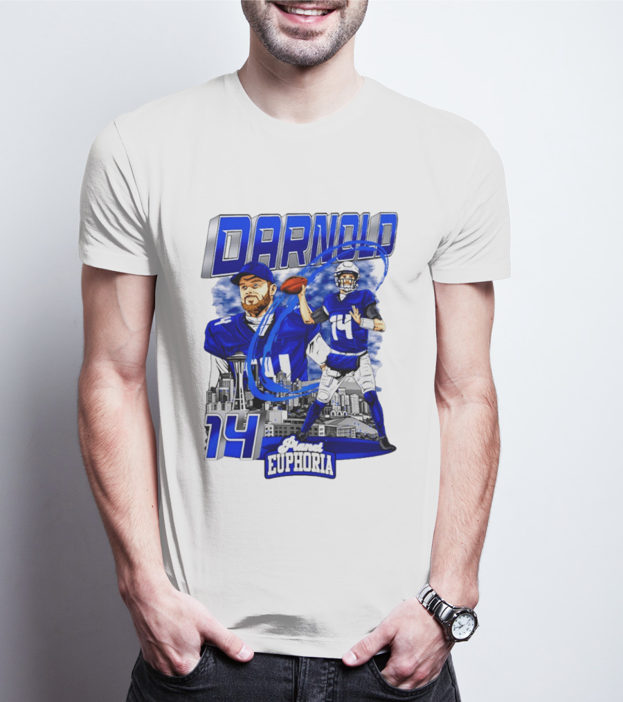 Darnold 14 Seattle Skyline Brand Euphoria T-Shirt