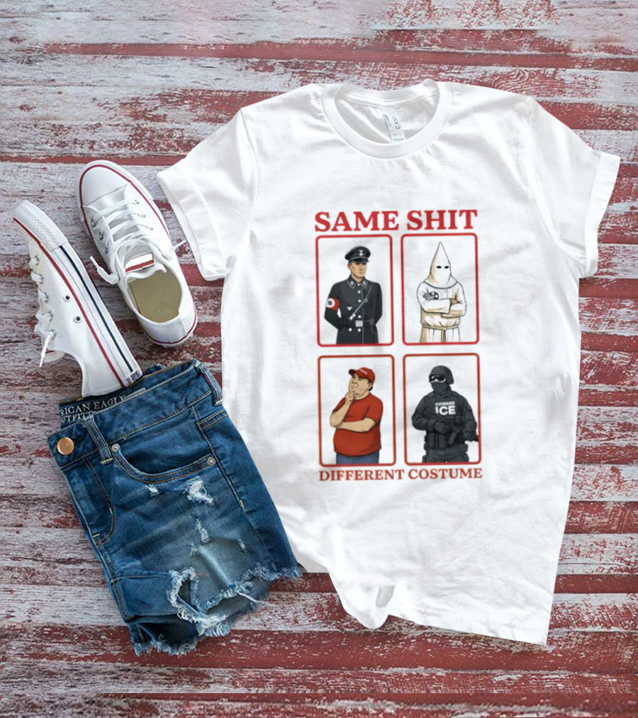 Same Shit Different Costume Anti Coward Ice T-Shirt
