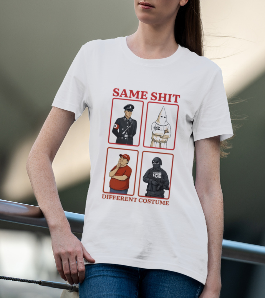 Same Shit Different Costume Anti Coward Ice T-Shirt