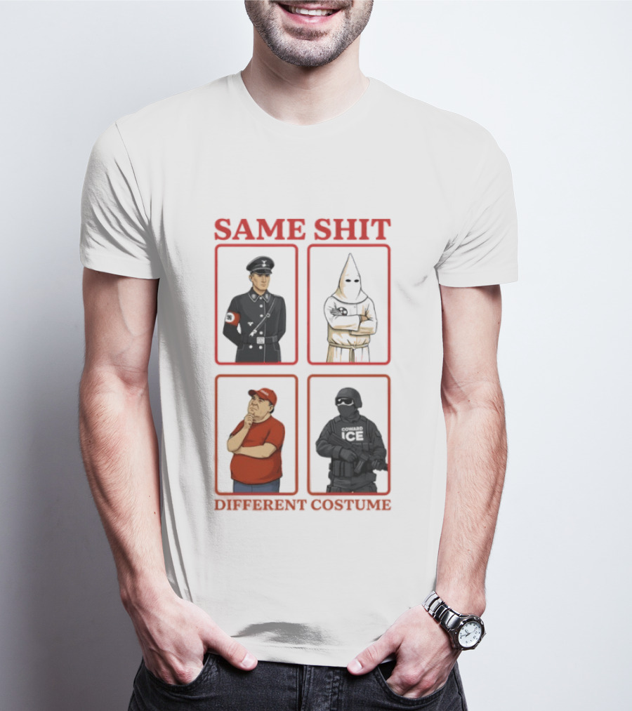 Same Shit Different Costume Anti Coward Ice T-Shirt