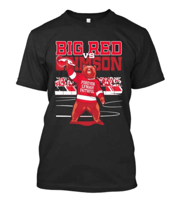 Cornell Hockey Big Red Vs Crimson Forever Lynah Faithful Bear Game Day T-Shirt