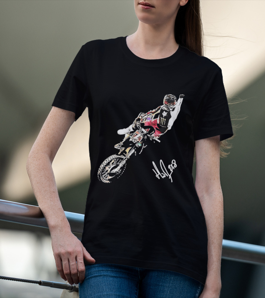 Haiden Deegan Motocross Supercross Back To Back Triumph T-Shirt