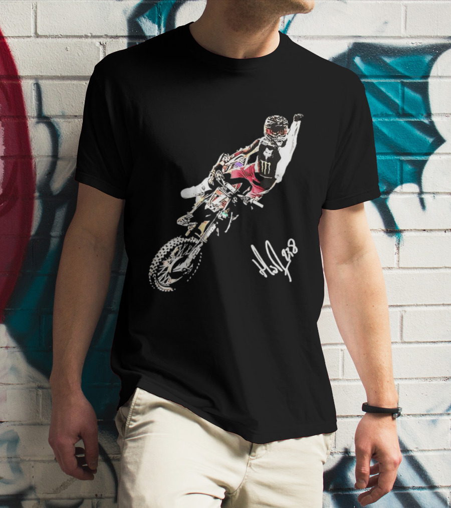 Haiden Deegan Motocross Supercross Back To Back Triumph T-Shirt