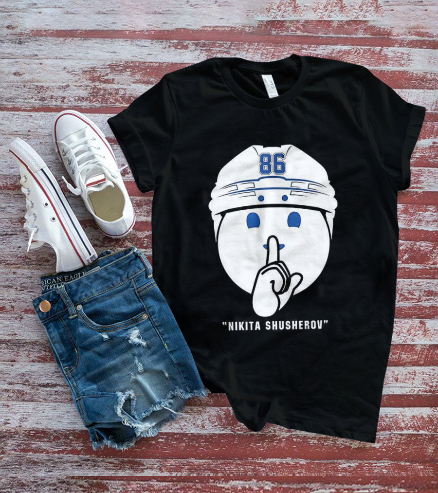Nikita Kucherov 86 Tampa Bay Lightning Shhh Celly T-Shirt