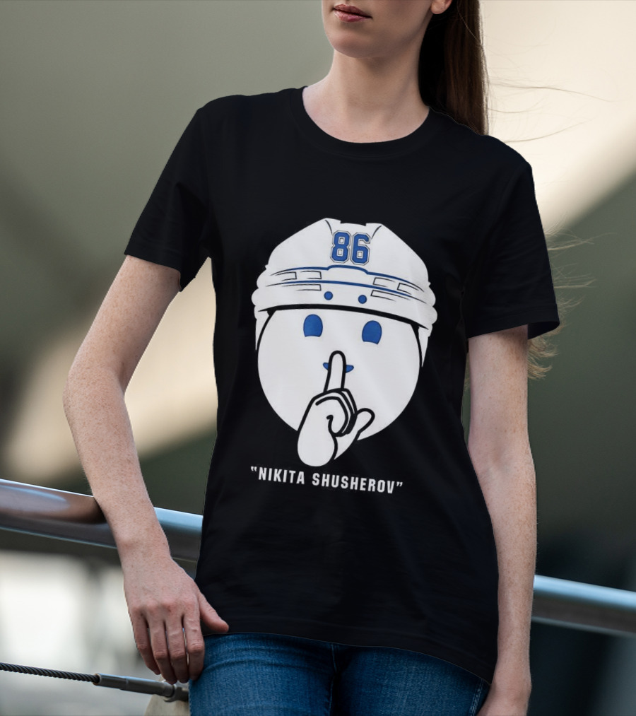 Nikita Kucherov 86 Tampa Bay Lightning Shhh Celly T-Shirt