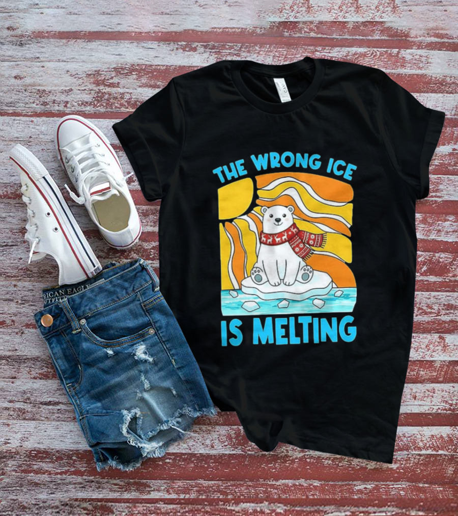 The Wrong Ice Is Melting Polar Bear Abolish ICE T-Shirt