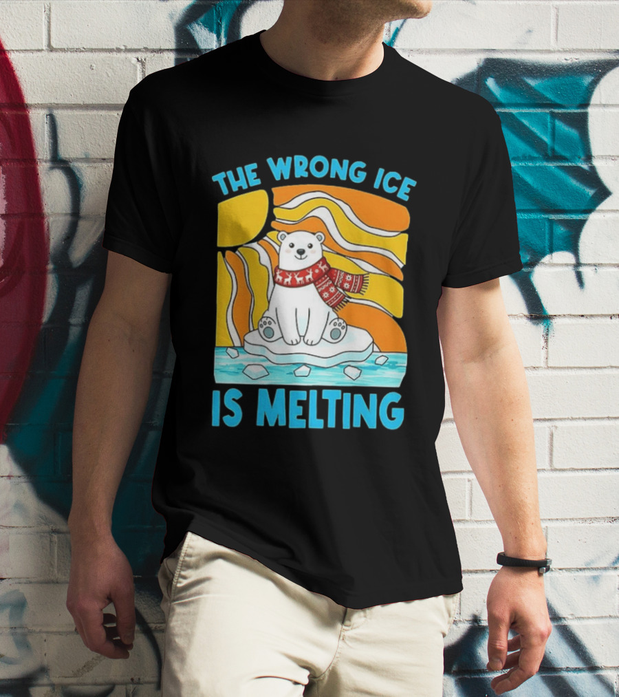The Wrong Ice Is Melting Polar Bear Abolish ICE T-Shirt