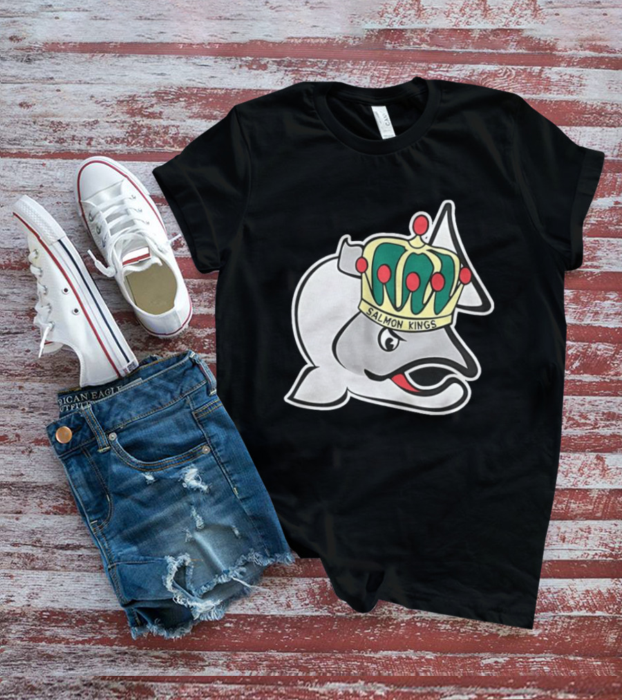Salmon Kings Crowned Fish Victoria Royals T-Shirt