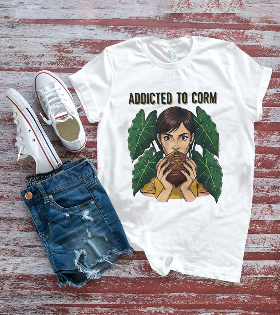 Addicted To Corm Leafy Nature T-Shirt