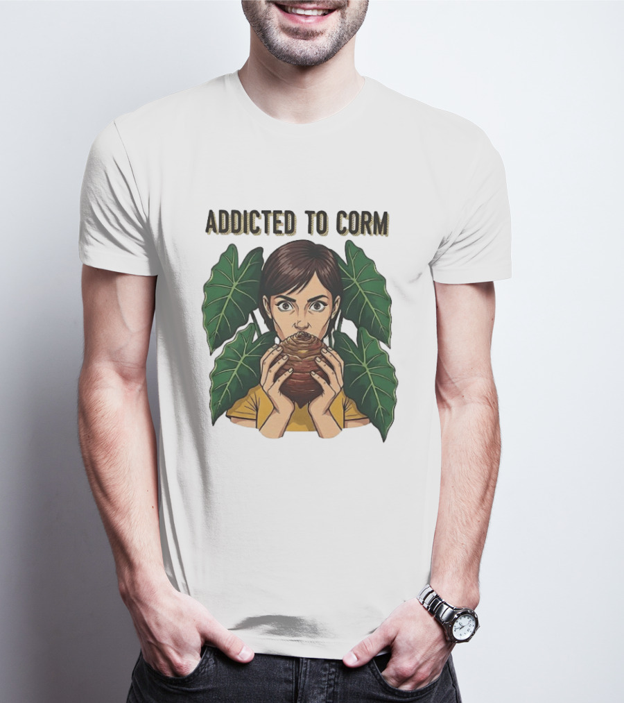 Addicted To Corm Leafy Nature T-Shirt