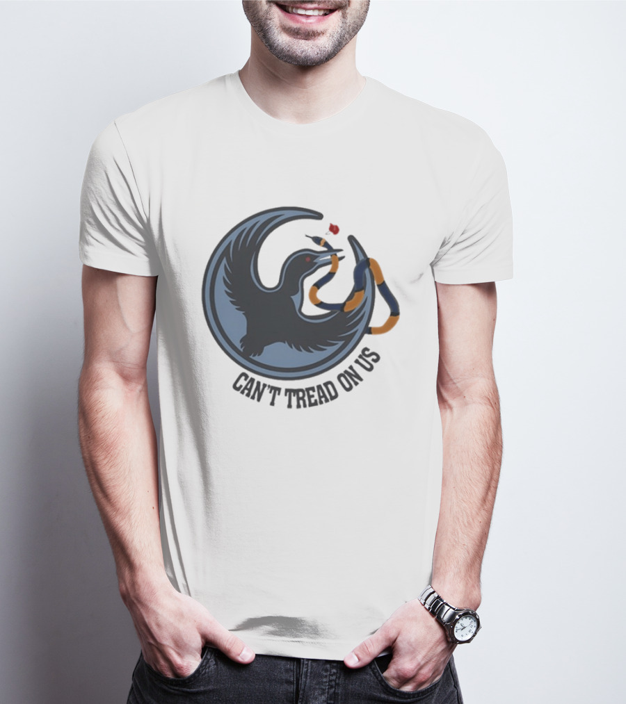 Minnesota Rebel Alliance Can't Tread On Us Bird And Serpent T-Shirt