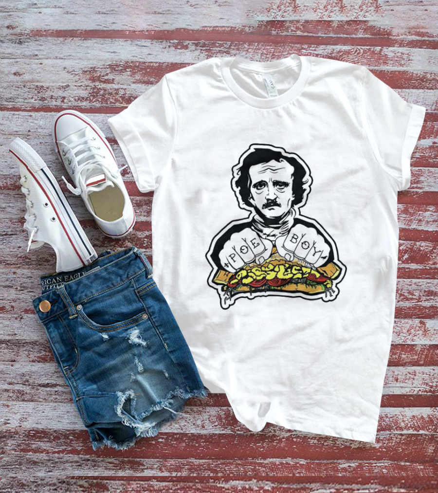 Edgar Allan Poe Poe Boy Sandwich T-Shirt