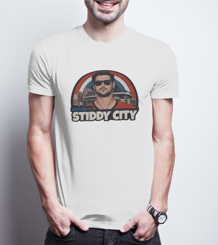 Jarrett Stidham Denver 15 Stiddy City T-Shirt