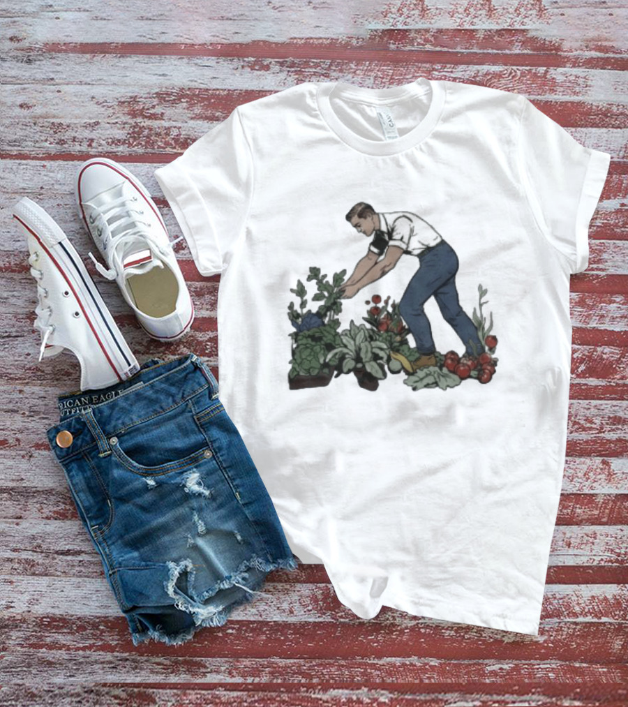 Alexander Skarsgard Gardening Vegetables Scene SNL T-Shirt