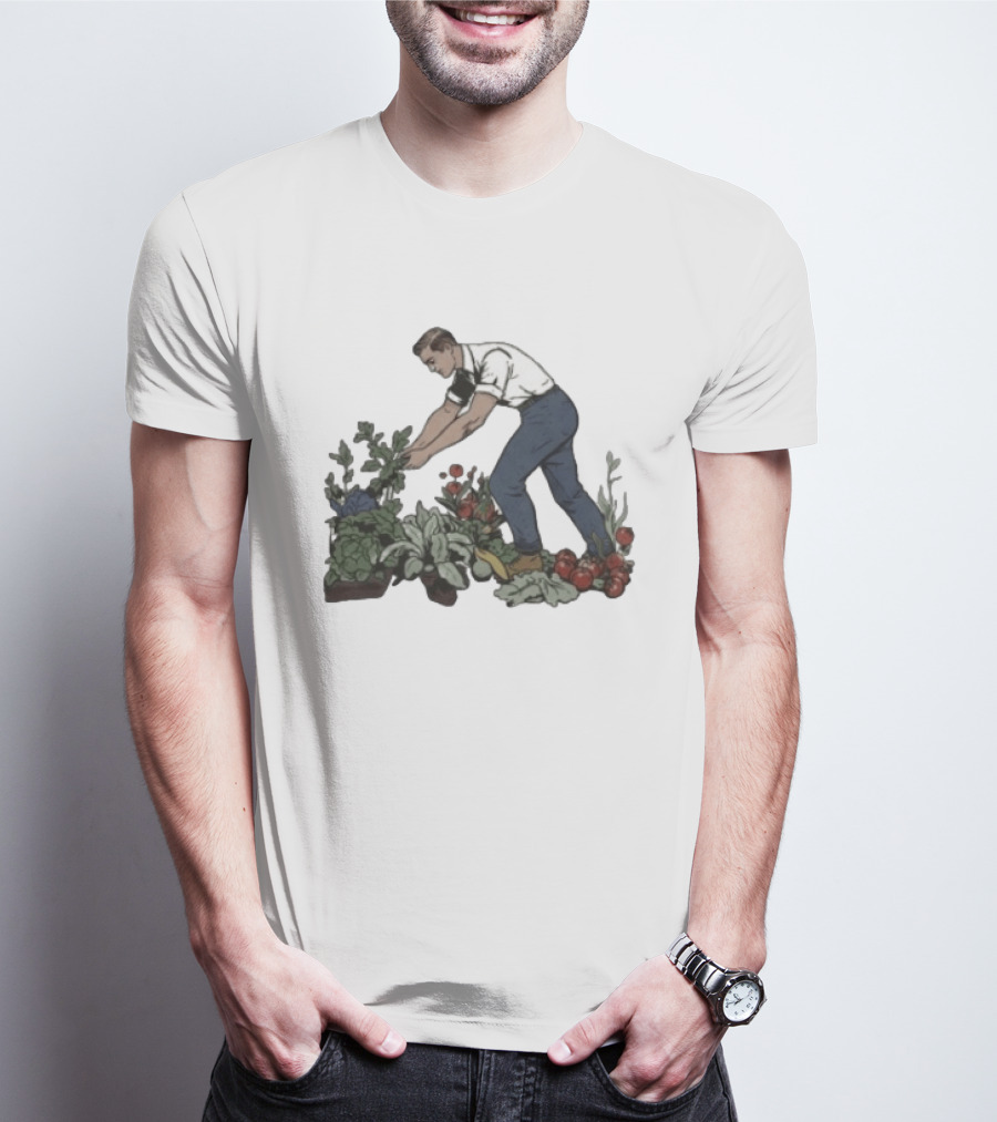 Alexander Skarsgard Gardening Vegetables Scene SNL T-Shirt