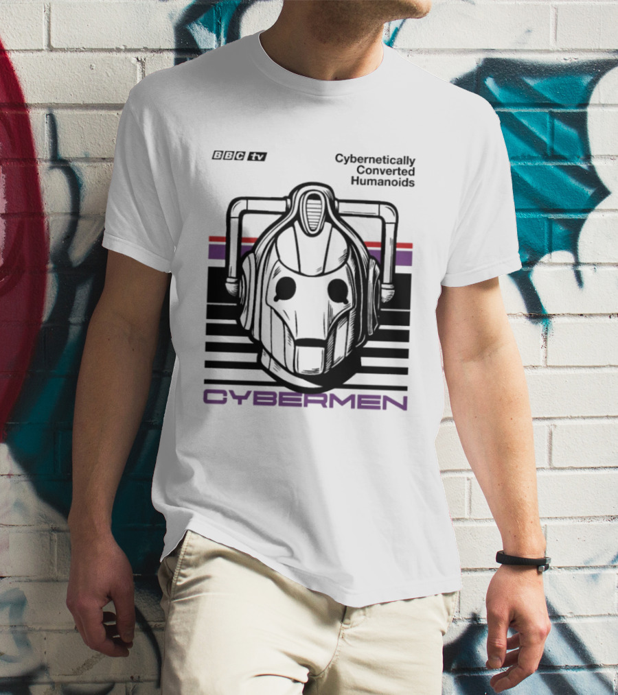 BBC TV Cybermen Cybernetically Converted Humanoids T-Shirt