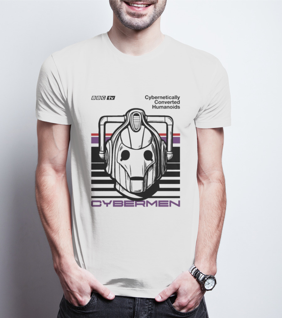 BBC TV Cybermen Cybernetically Converted Humanoids T-Shirt