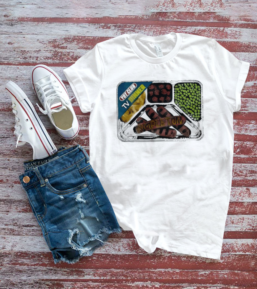 Yot Club TV Dinner Simpleton Retro Tray T-Shirt