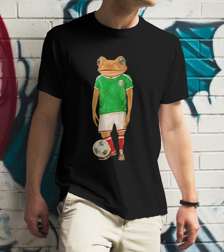 Bad Bunny Debi Tirar Mas Fotos World Tour Mexico 2026 Frog Soccer Jersey T-Shirt