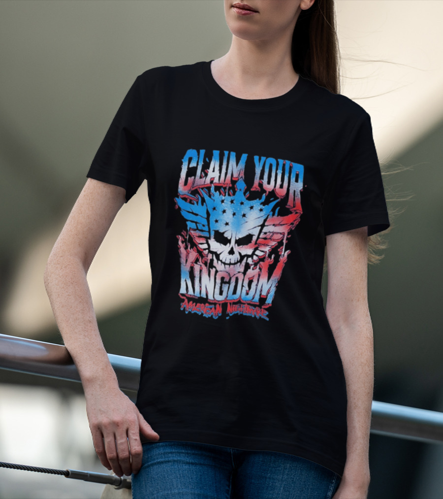 Claim Your Kingdom American Nightmare Cody Rhodes Chenille Pullover T-Shirt
