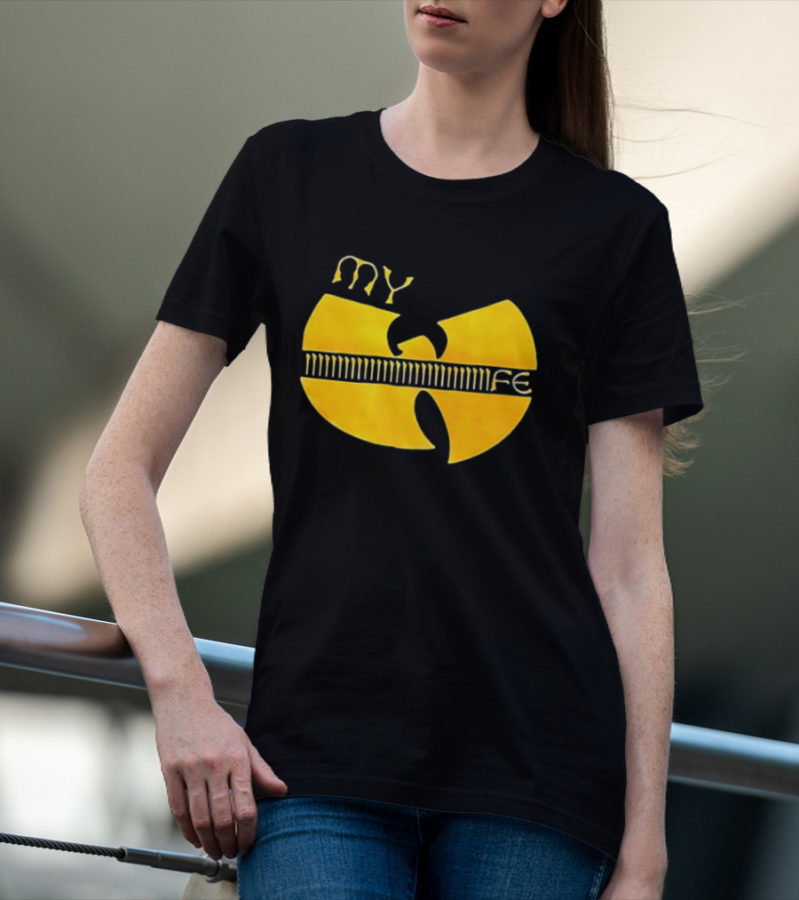 Yellow Wu Tang Clan My Life Symbolic Tribute Collaboration T-Shirt