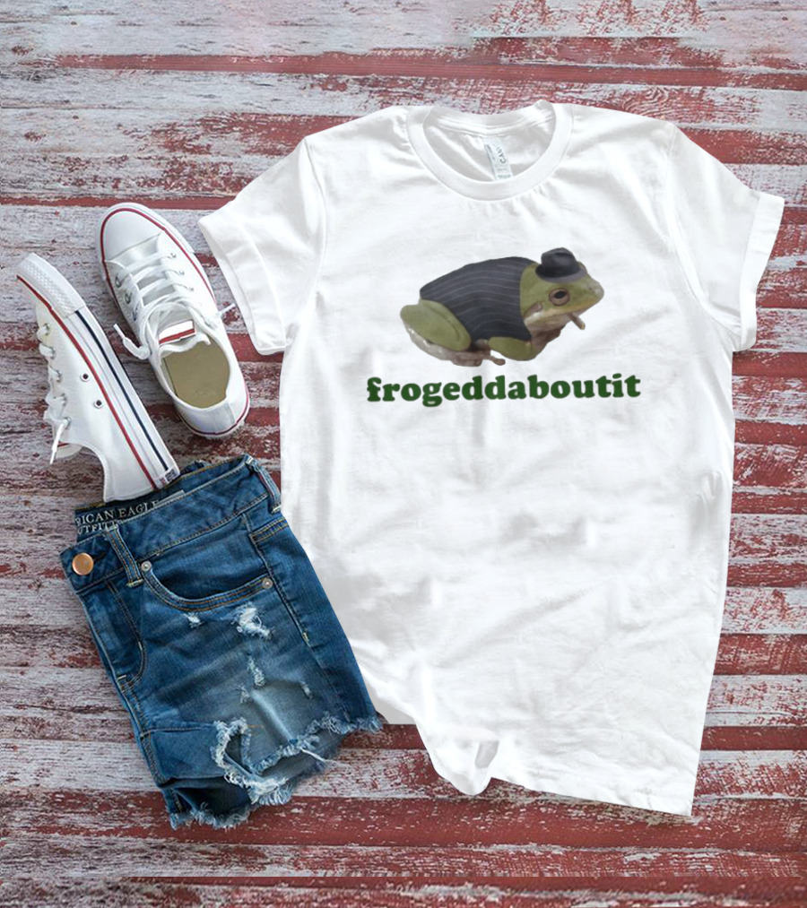 Frogeddaboutit Frog In Suit And Hat T-Shirt