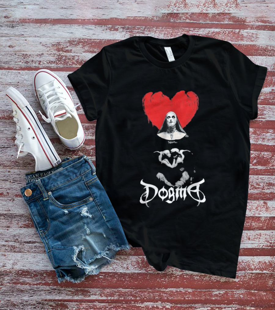 Dogma Nun Heart Valentine's Day T-Shirt