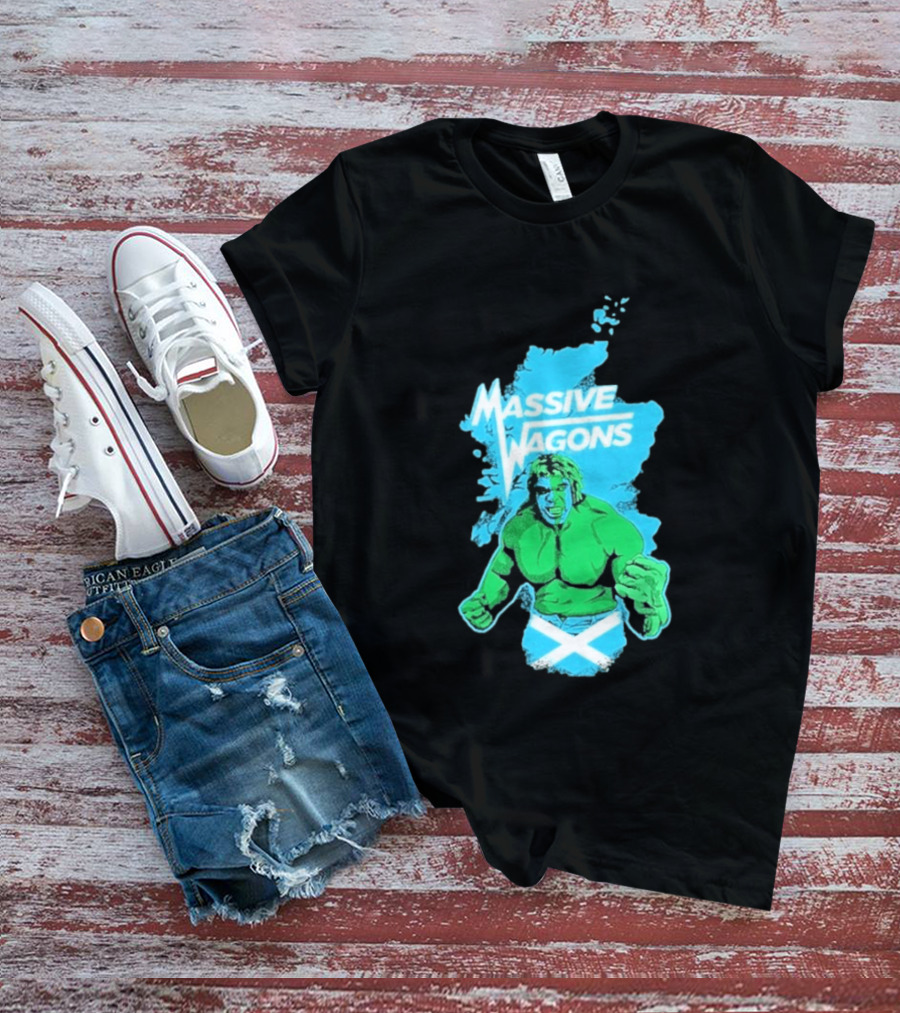 Massive Wagons Hulk Scotland With Map T-Shirt