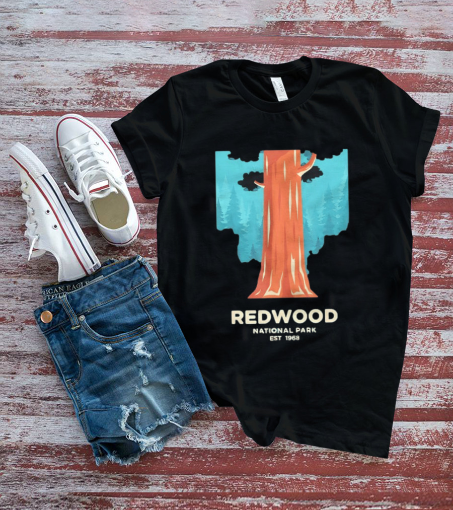Redwood National Park Est 1968 Tree T-Shirt
