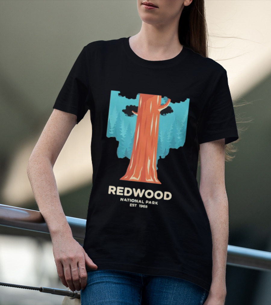 Redwood National Park Est 1968 Tree T-Shirt