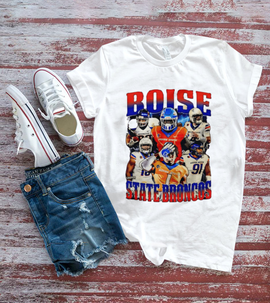 Boise State Broncos Football Legends Players T-Shirt