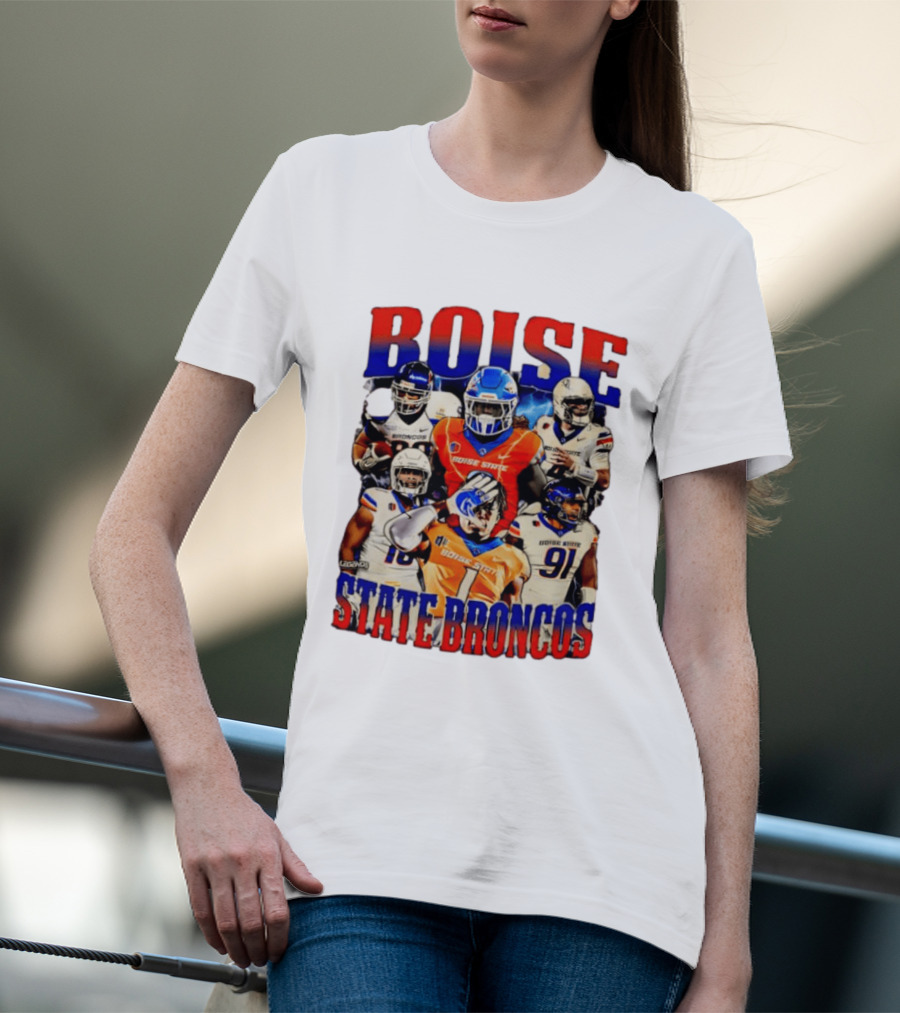 Boise State Broncos Football Legends Players T-Shirt