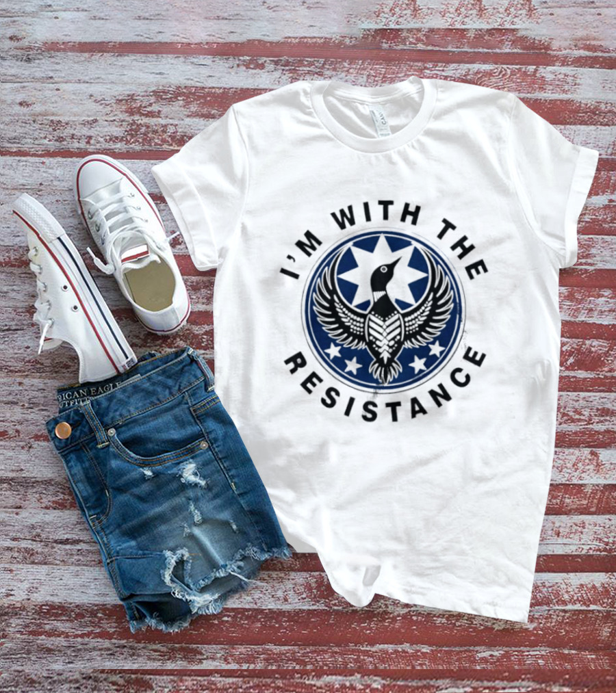 I'm With The Resistance Starbird Rebel Alliance Crest T-Shirt