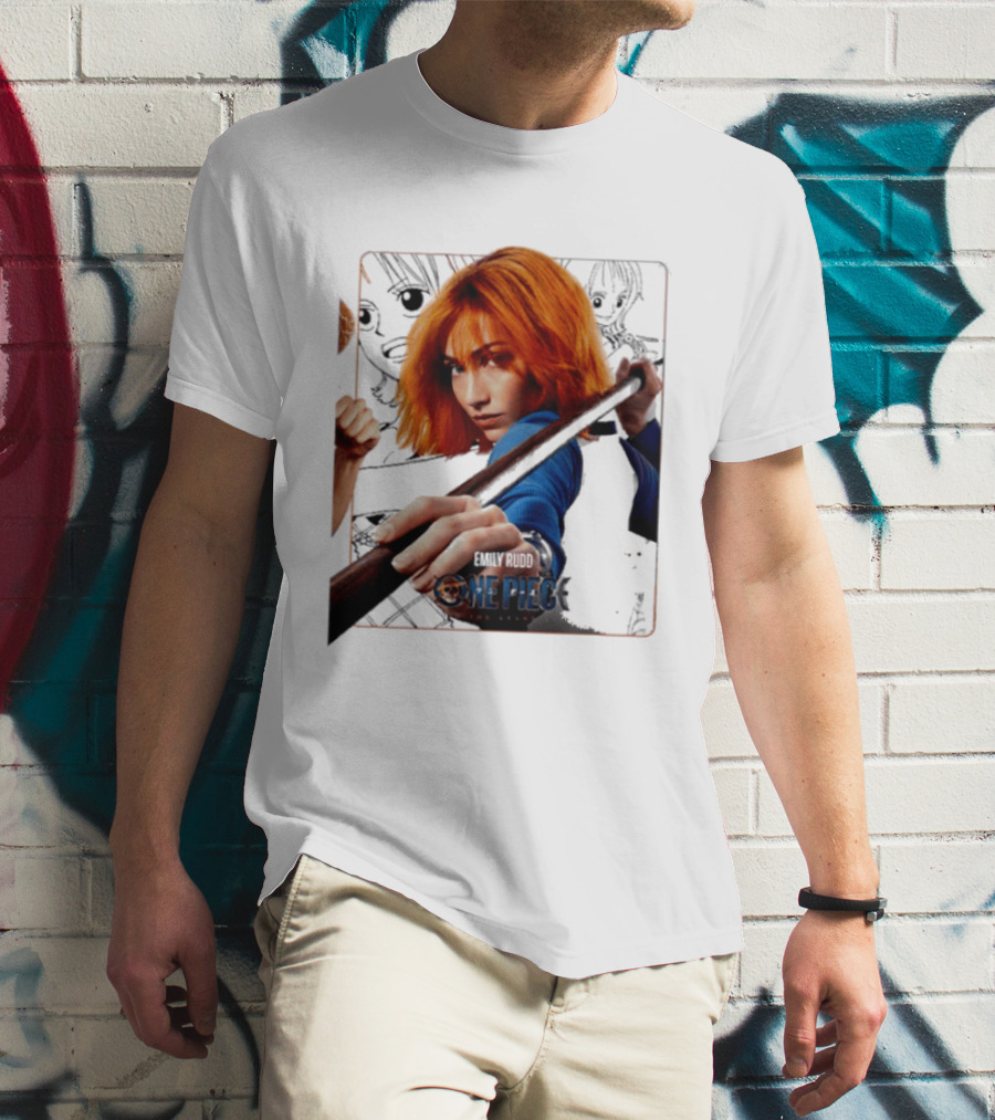 One Piece Live Action Emily Rudd As Nami Grand Line Adventure T-Shirt