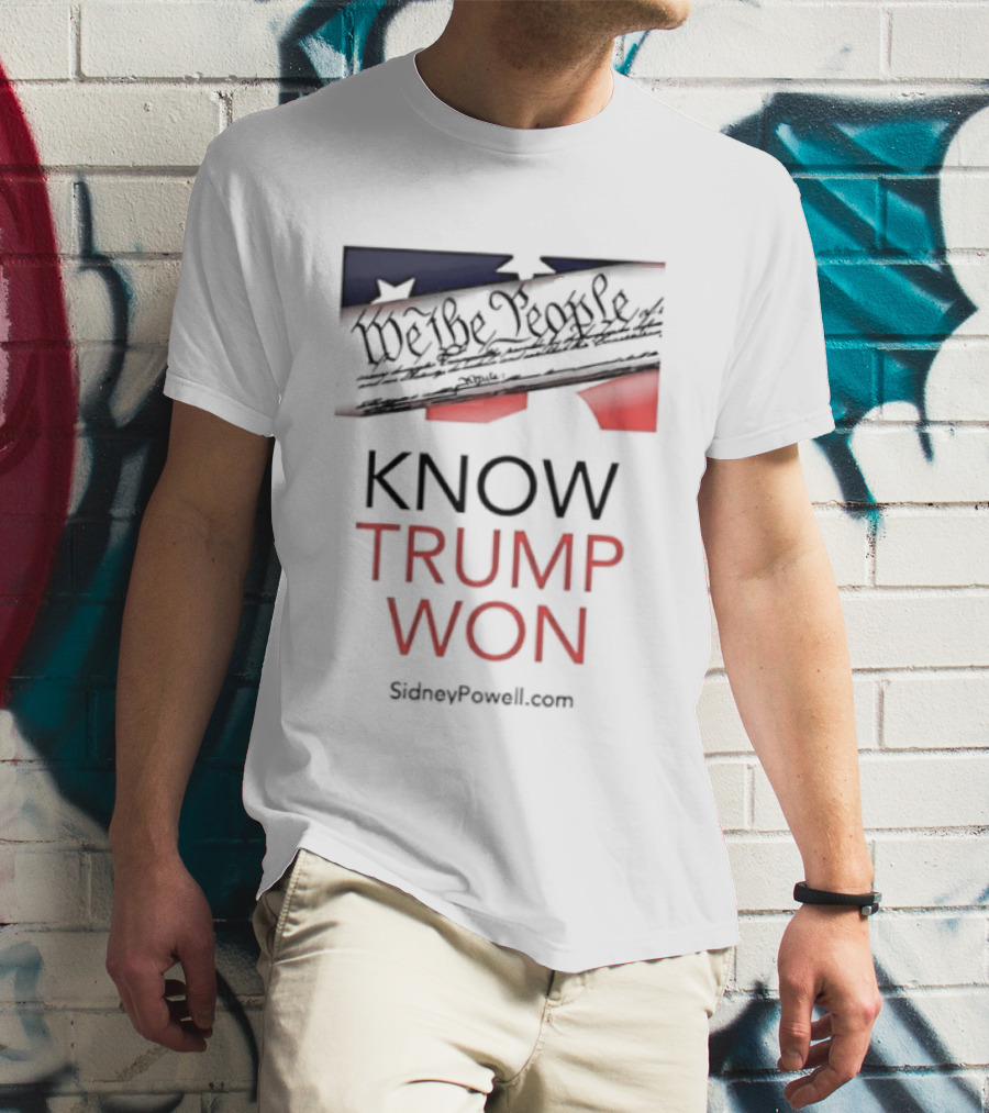 We The People Know Trump Won 2024 T-Shirt