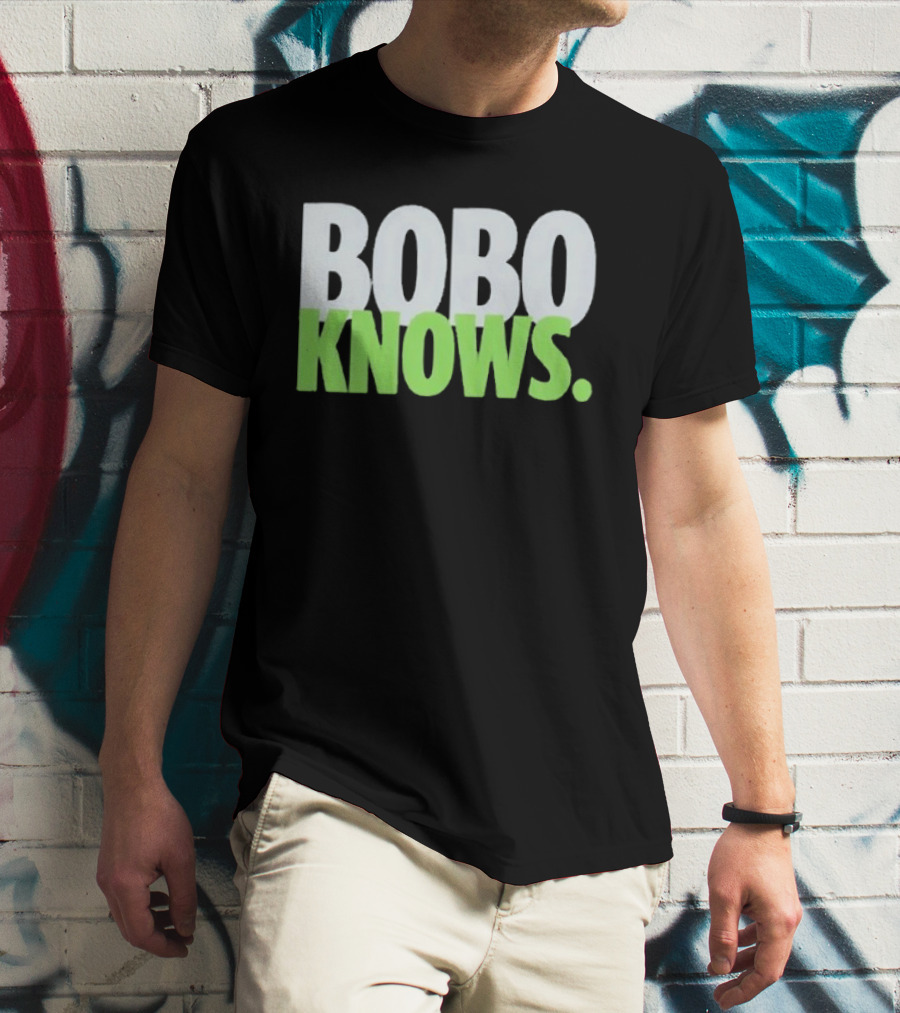 Bobo Knows Seattle Football Seahawks Fan Gear T-Shirt
