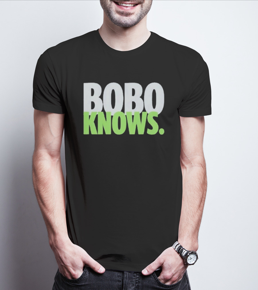 Bobo Knows Seattle Football Seahawks Fan Gear T-Shirt