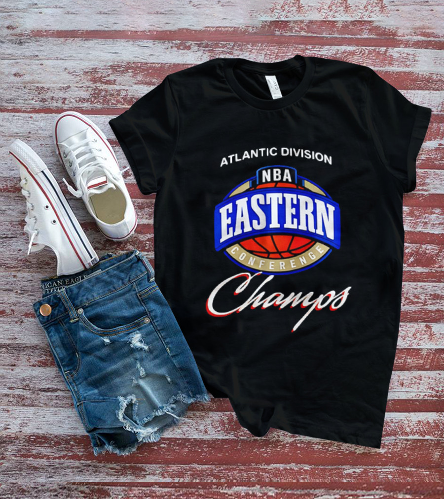 Philadelphia 76ers Allen Iverson 2026 Atlantic Division NBA Eastern Conference Champs T-Shirt