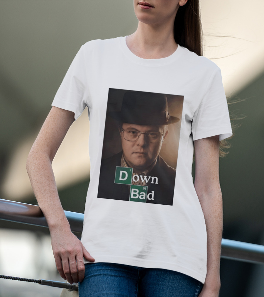 Down Bad Walter Chemistry Parody Breaking Series T-Shirt