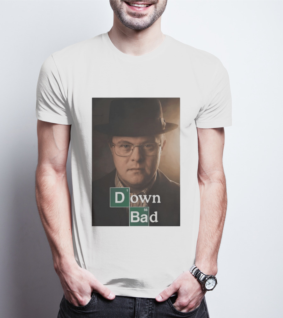 Down Bad Walter Chemistry Parody Breaking Series T-Shirt