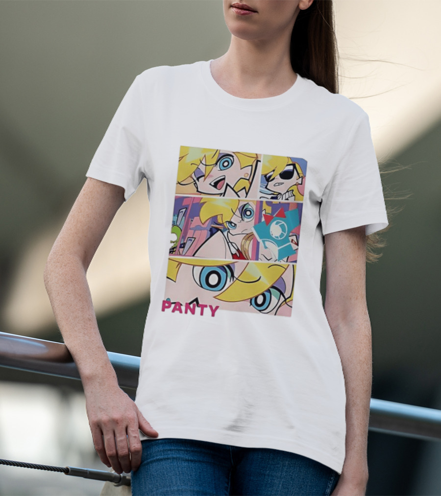 Panty Anarchy Anime Series Panty & Stocking With Garterbelt Visual Compilation T-Shirt