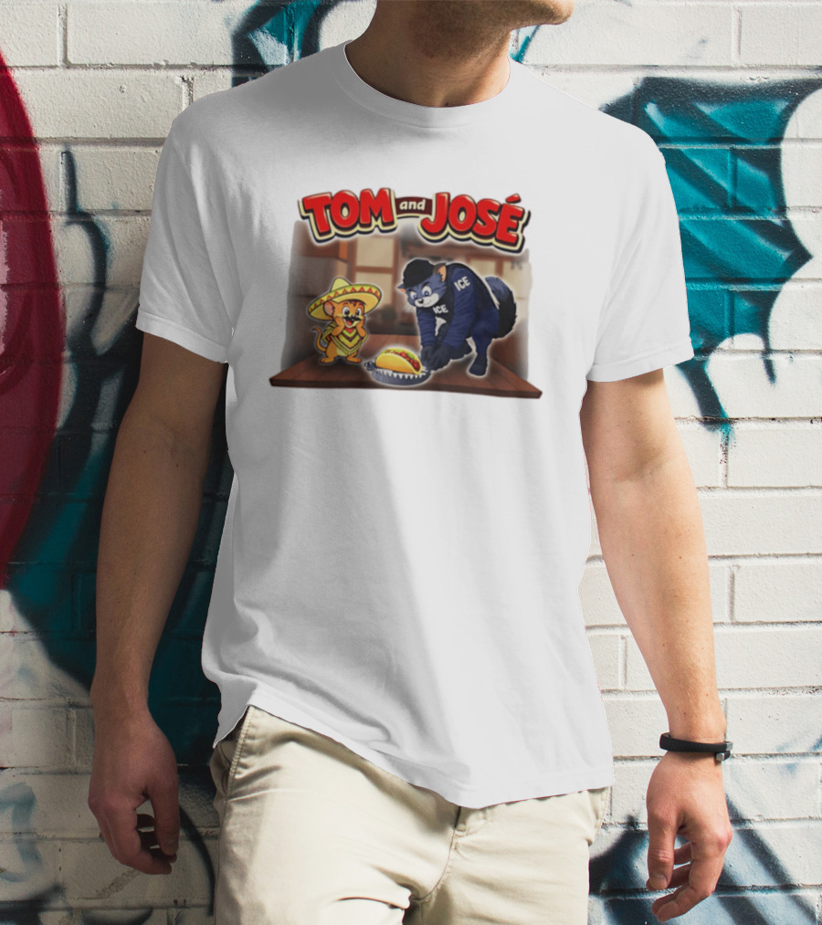 Tom And José Taco Humor Ice T-Shirt