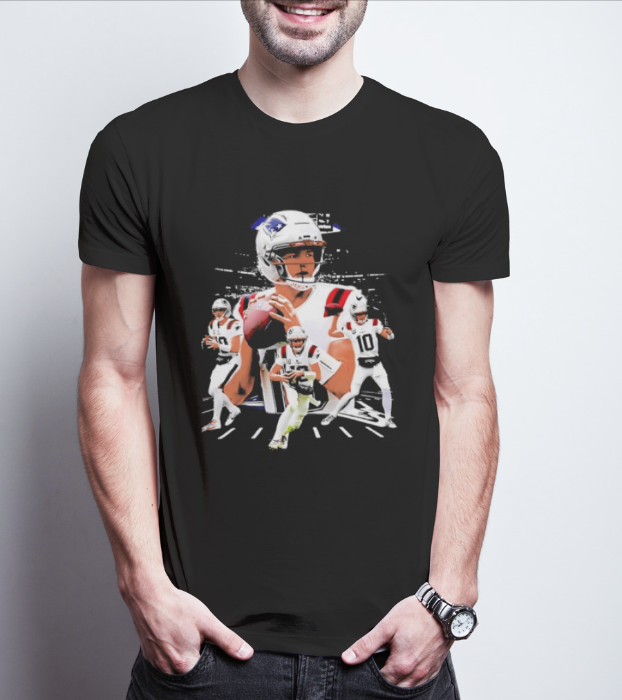Drake Maye 2026 Highlights Football Quarterback Moments T-Shirt