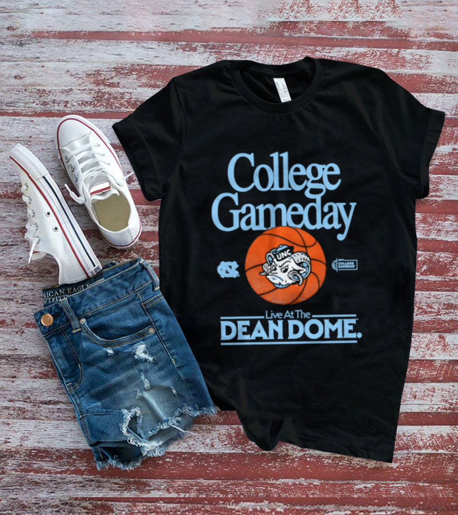 North Carolina Tar Heels College Gameday Live At The Dean Dome T-Shirt
